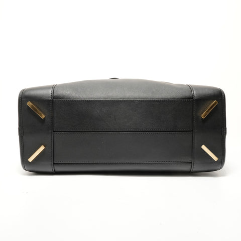 LOEWE Amazona 36 2WAY Leather Handbag black WS28501