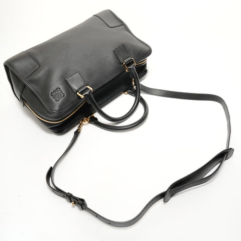 LOEWE Amazona 36 2WAY Leather Handbag black WS28501
