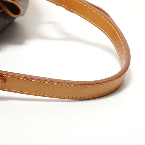 LOUIS VUITTON Monogram No, made in 1995. Shoulder Bag Brown WS28502