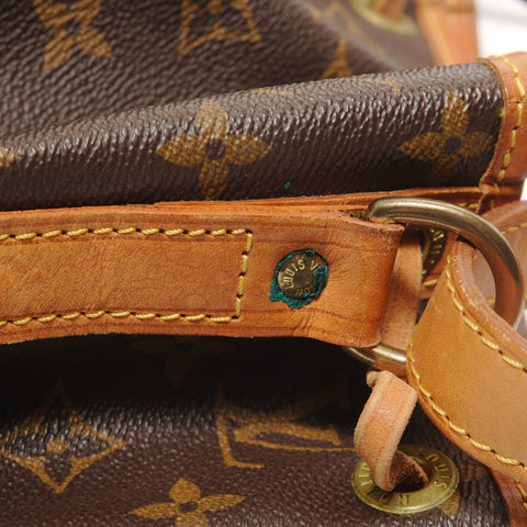 LOUIS VUITTON Monogram No, made in 1995. Shoulder Bag Brown WS28502