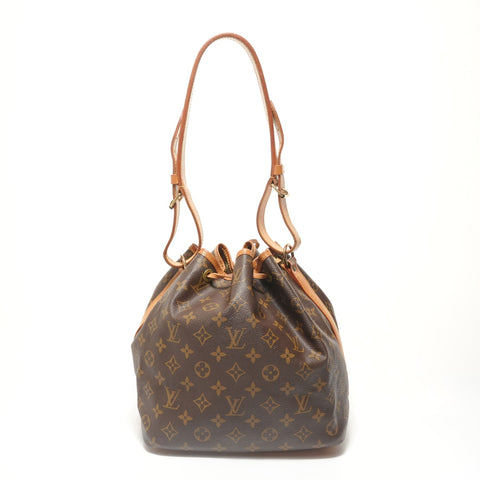 LOUIS VUITTON Monogram No, made in 1995. Shoulder Bag Brown WS28502
