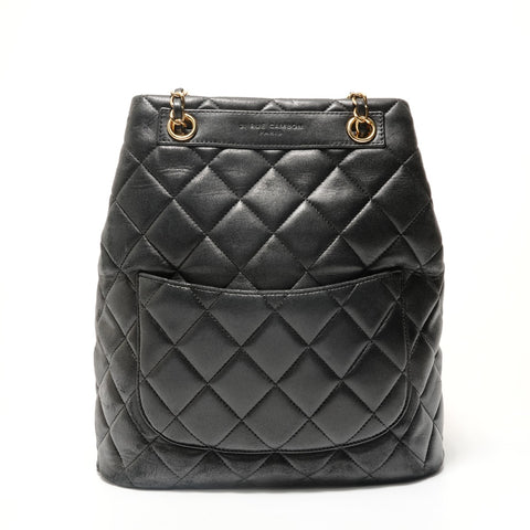 CHANEL Chanel Matelass Leather Black A93494 Shoulder Bag black WS28506