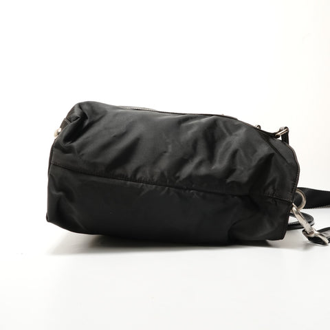 PRADA 2-way nylon tote bag Handbag black WS28507