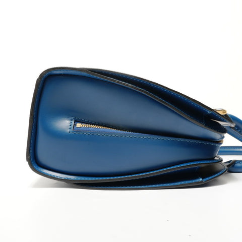 LOUIS VUITTON 1997 Pont Neuf Epi Handbag blue WS28508