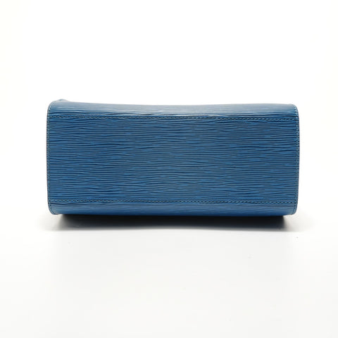 LOUIS VUITTON 1997 Pont Neuf Epi Handbag blue WS28508