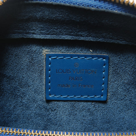 LOUIS VUITTON 1997 Pont Neuf Epi Handbag blue WS28508