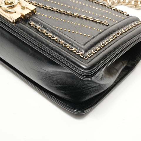 CHANEL Boy Chanel Chain Medium, No. 26 Shoulder Bag black WS28509