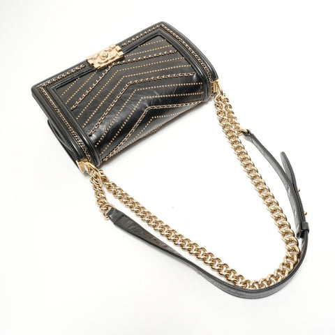 CHANEL Boy Chanel Chain Medium, No. 26 Shoulder Bag black WS28509