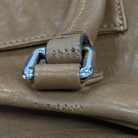 Miu Miu Nappa leather top handle Shoulder Bag Brown WS28510