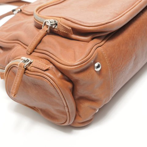 Miu Miu Nappa leather top handle Shoulder Bag Brown WS28510