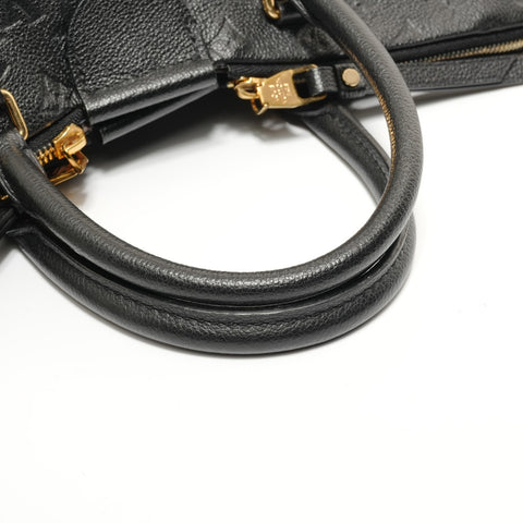 LOUIS VUITTON Monogram Empreinte Mazarine MM Tote Bag black WS28511