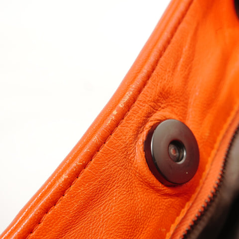 BOTTEGAVENETA Bottega Intrecciato Leather Handbag Orange WS28512