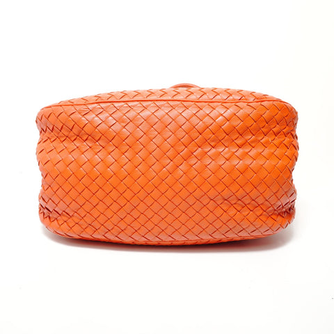 BOTTEGAVENETA Bottega Intrecciato Leather Handbag Orange WS28512