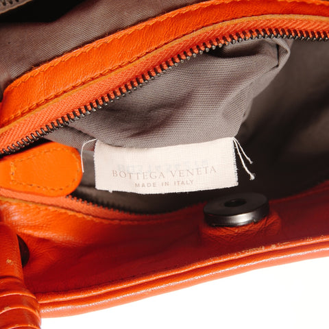 BOTTEGAVENETA Bottega Intrecciato Leather Handbag Orange WS28512