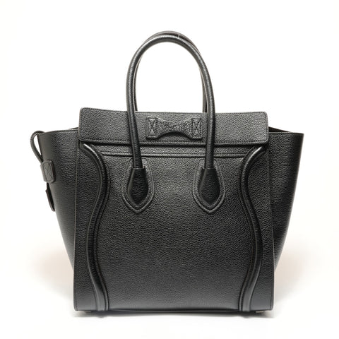 CELINE Luggage micro Handbag black WS28514