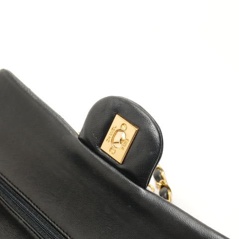 CHANEL Unit 1, 1986-1988, Matelass 23 Chain Shoulder, Lambskin Shoulder Bag black WS28518
