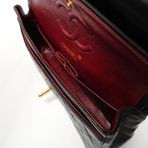 CHANEL Unit 1, 1986-1988, Matelass 23 Chain Shoulder, Lambskin Shoulder Bag black WS28518