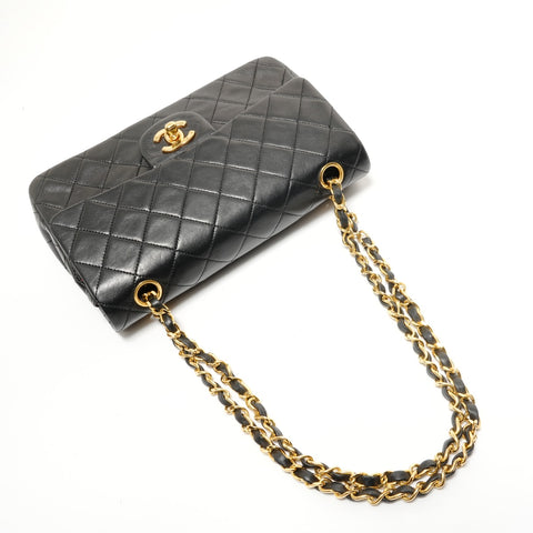 CHANEL Unit 1, 1986-1988, Matelass 23 Chain Shoulder, Lambskin Shoulder Bag black WS28518