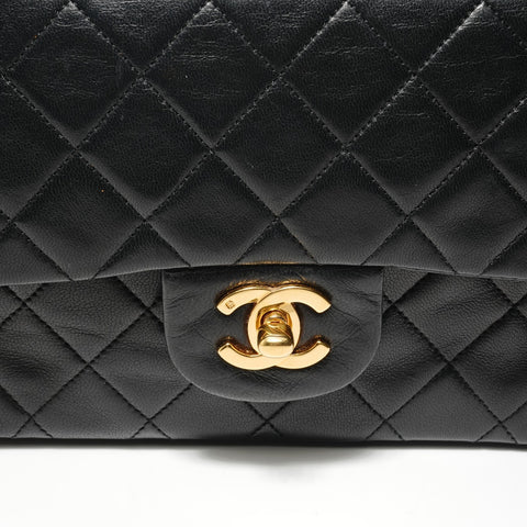 CHANEL Unit 1, 1986-1988, Matelass 23 Chain Shoulder, Lambskin Shoulder Bag black WS28518