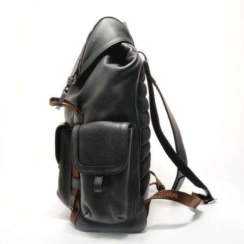 Christian Dior Dior x Cactus Jack Hit the Road Leather Backpack  Daypack black WS28521