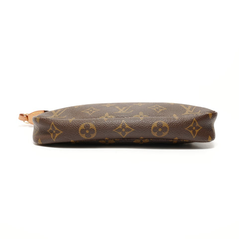 LOUIS VUITTON Monogram Pochette Accessories, made in 1998 Shoulder Bag Brown WS28523