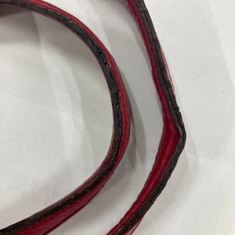 LOUIS VUITTON Monogram Mahina Seals PM Grenat, made in 2011. Handbag Red WS28524