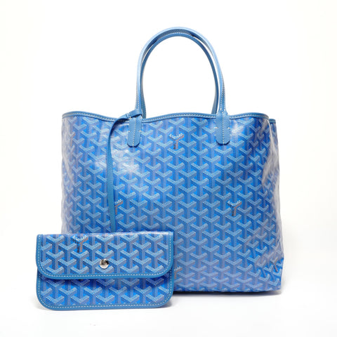 GOYARD Saint Louis Tote Bag PM PVC Tote Bag blue WS28525