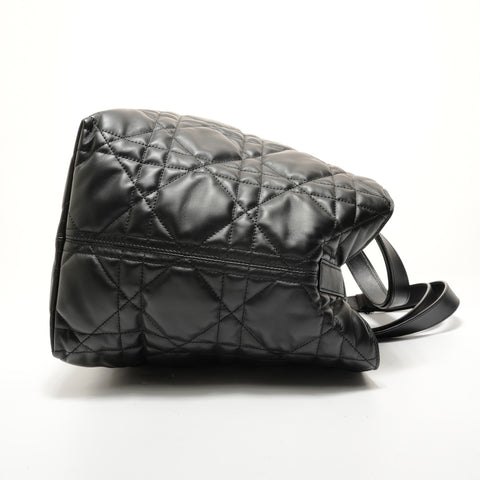 Christian Dior Cannage Leather Tote Bag Tote Bag black WS28528