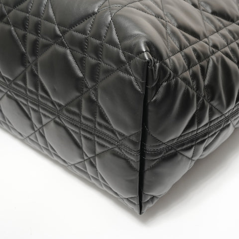Christian Dior Cannage Leather Tote Bag Tote Bag black WS28528