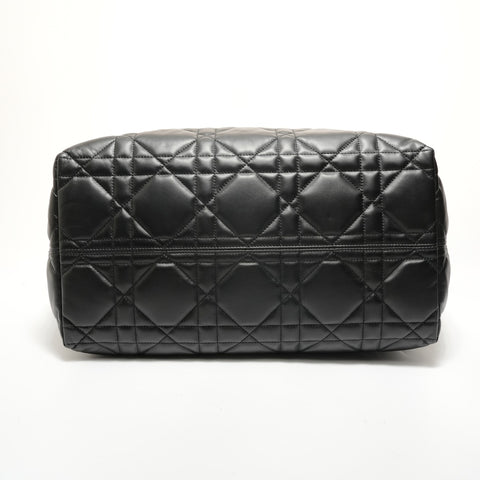 Christian Dior Cannage Leather Tote Bag Tote Bag black WS28528