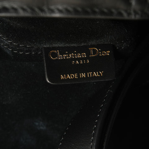 Christian Dior Cannage Leather Tote Bag Tote Bag black WS28528