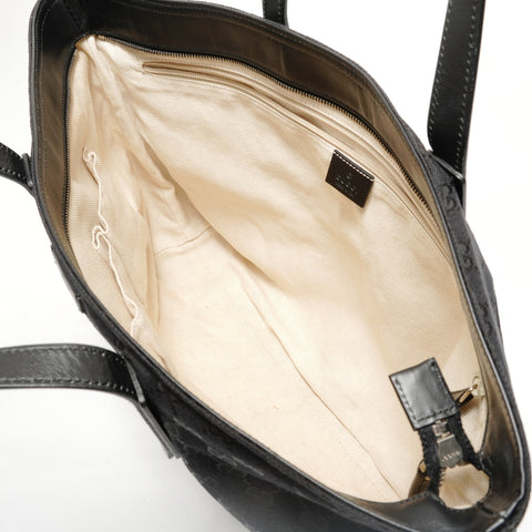 GUCCI GG canvas tote bag Tote Bag black WS28530