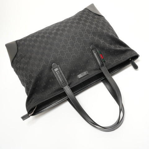 GUCCI GG canvas tote bag Tote Bag black WS28530