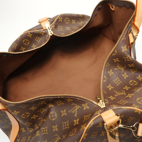 LOUIS VUITTON 1996 Monogram Keepall 60 Bandoulire Boston bag Brown WS28531