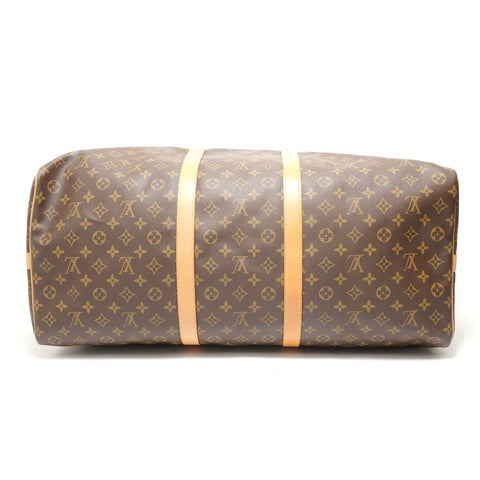 LOUIS VUITTON 1996 Monogram Keepall 60 Bandoulire Boston bag Brown WS28531