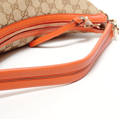 GUCCI Hobo 2WAY GG Canvas Shoulder Bag beige WS28533