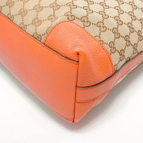 GUCCI Hobo 2WAY GG Canvas Shoulder Bag beige WS28533