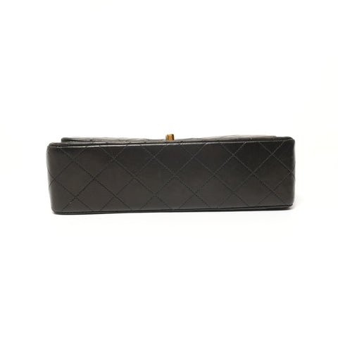CHANEL Matelass Double Flap Chain 23 Lambskin 3 Series Shoulder Bag black WS28538