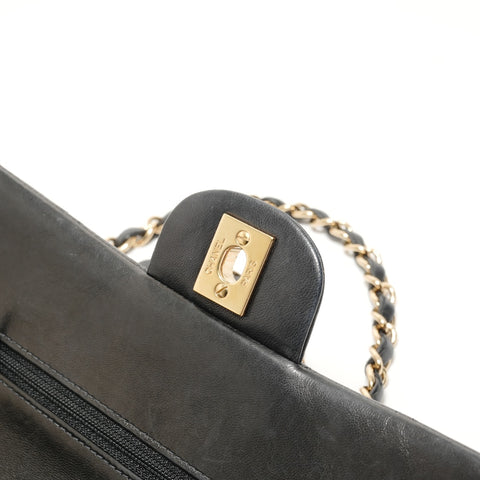 CHANEL Matelass Double Flap Chain 23 Lambskin 7 Series Shoulder Bag black WS28539