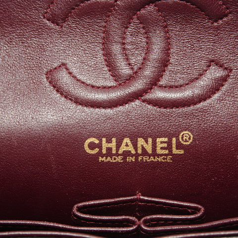 CHANEL Matelass Double Flap Chain 23 Lambskin 7 Series Shoulder Bag black WS28539