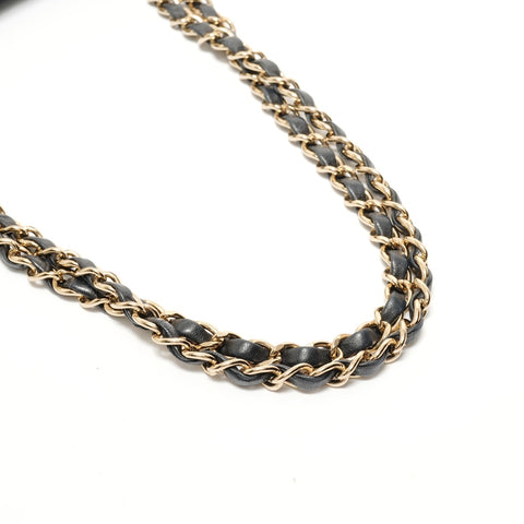 CHANEL Matelass Double Flap Chain 23 Lambskin 7 Series Shoulder Bag black WS28539