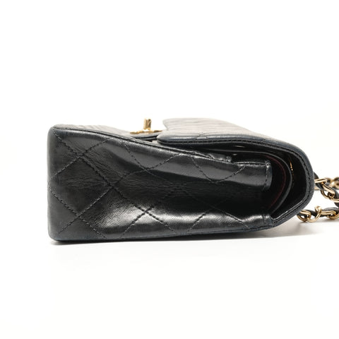 CHANEL Matelass Double Flap Chain 23 Lambskin 7 Series Shoulder Bag black WS28539