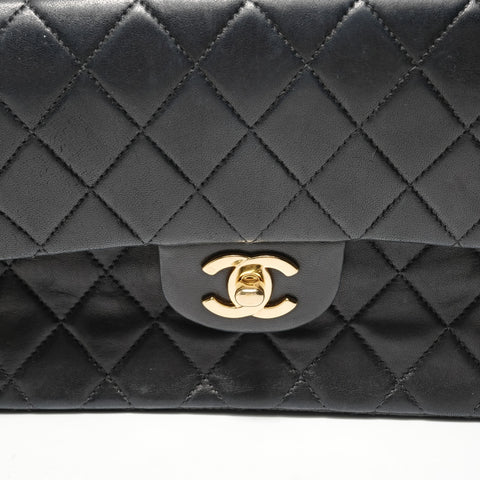 CHANEL Matelass Double Flap Chain 23 Lambskin 7 Series Shoulder Bag black WS28539