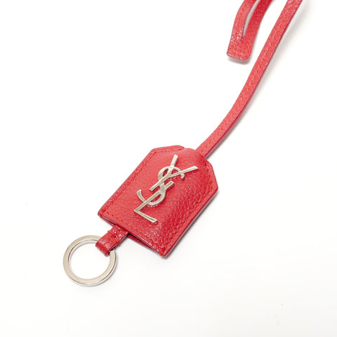 YVES SAINT LAURENT Cabas Rive Gauche Leather Handbag Red WS28542