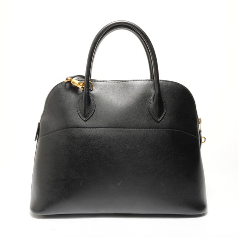HERMES Bolide 35 �›Y stamp, manufactured in 1995. Handbag black WS28543