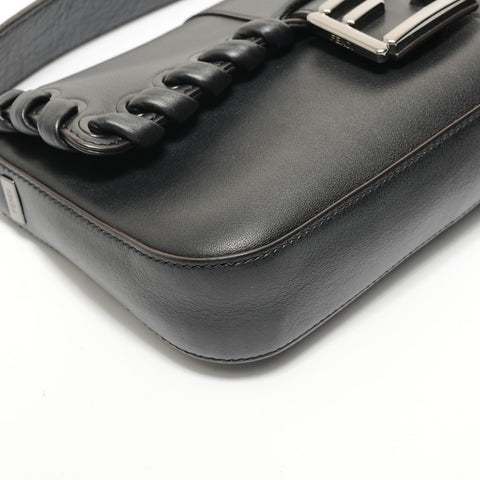 FENDI Leather mamma bucket Shoulder Bag black WS28545