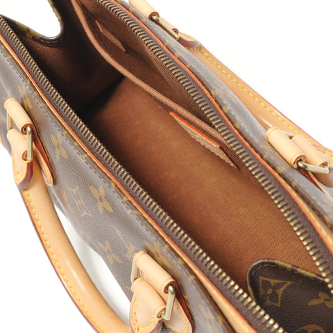 LOUIS VUITTON 2005 Monogram Popincourt Handbag Brown WS28548