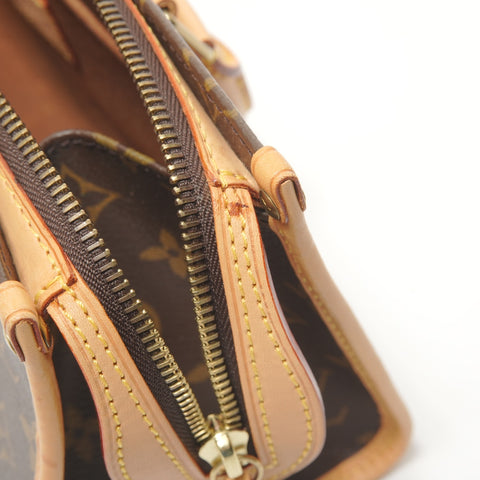 LOUIS VUITTON 2005 Monogram Popincourt Handbag Brown WS28548