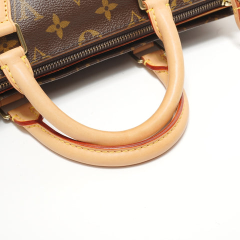 LOUIS VUITTON 2005 Monogram Popincourt Handbag Brown WS28548