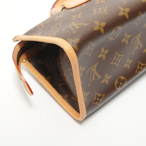 LOUIS VUITTON 2005 Monogram Popincourt Handbag Brown WS28548